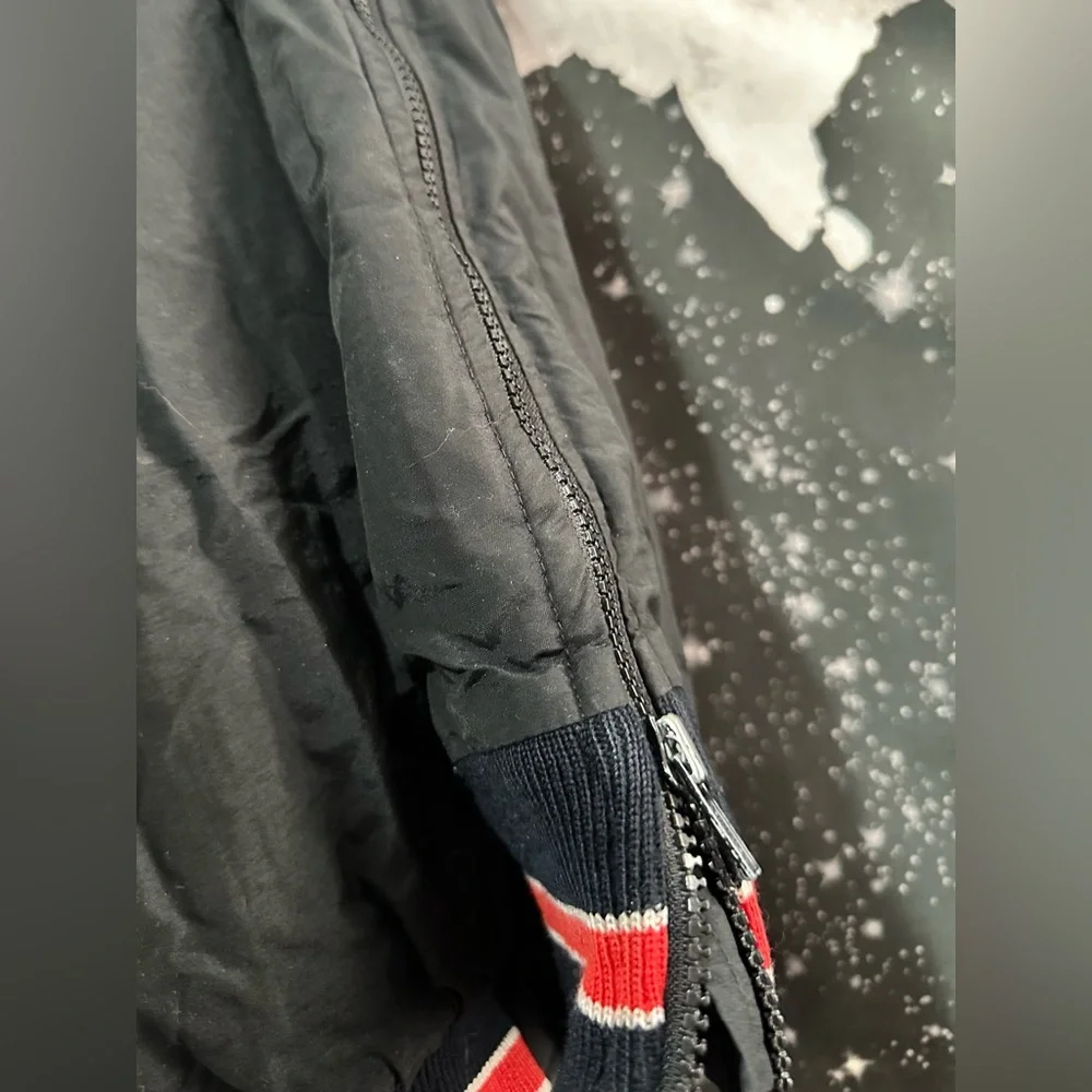 Vintage Starter Chicago Bulls Back Patch Puffer Jacket